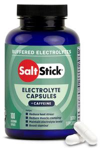 Saltstick Caps Plus +Caffeine, 100-Count
