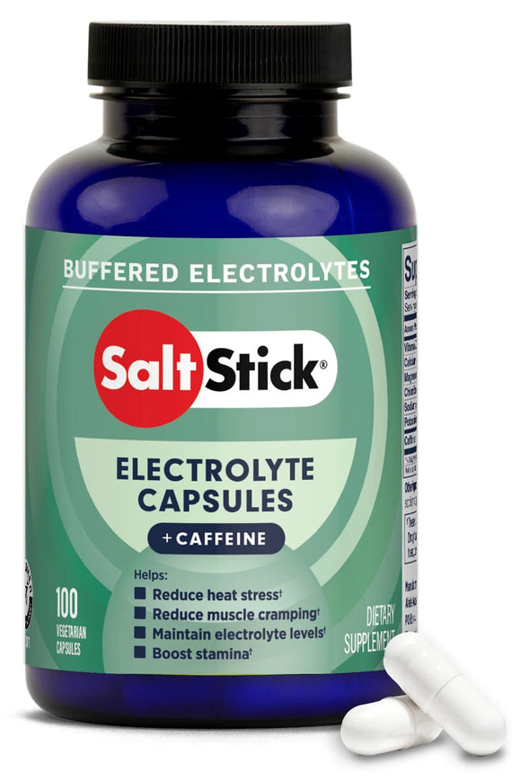 Saltstick Caps Plus +Caffeine, 100-Count