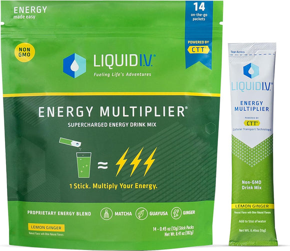 Liquid IV Energy Multiplier, 10-Stick Pack