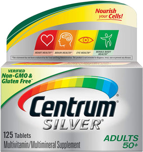 Centrum Silver Adult 50+, 125 Tablets