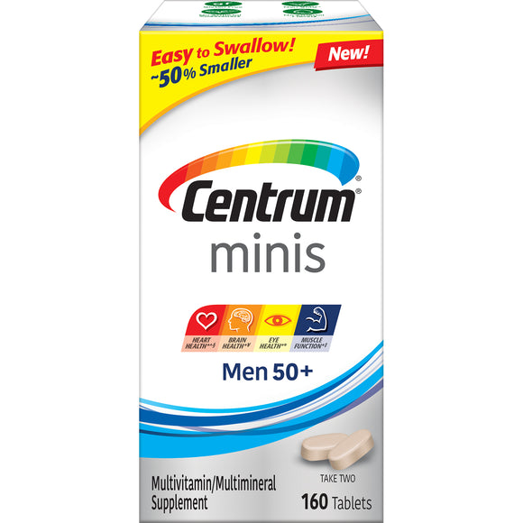 Centrum Minis for Age 50+, 160 Tablets