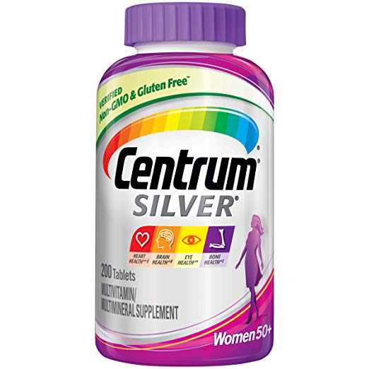 Centrum Silver Women 50+ Multivitamins, 200 Tablets
